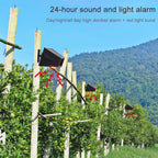 N911F 129dB Wireless Remote Control Solar Human Body Induction Sound Light Alarm, N911F – Waterproof