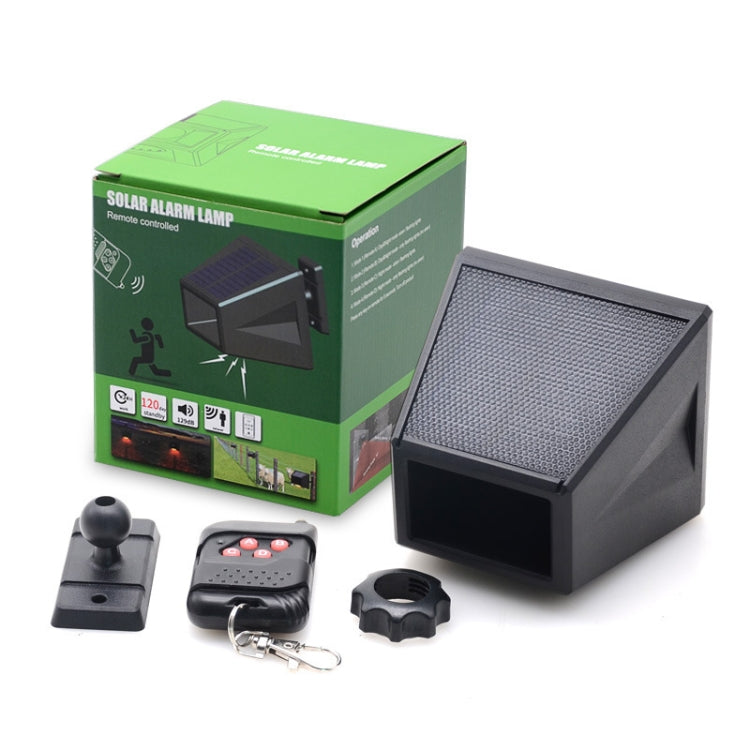 N911F 129dB Wireless Remote Control Solar Human Body Induction Sound Light Alarm, N911F – Waterproof