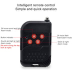 N911F 129dB Wireless Remote Control Solar Human Body Induction Sound Light Alarm, N911F – Waterproof