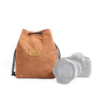 S.C.COTTON Liner Shockproof Digital Protection Portable SLR Lens Bag Micro Single Camera Bag, Square Khaki L, Square Blue L, Square Gray L, Square Brown L, Square Black L, Square Khaki M, Square Blue M, Square Gray M, Square Brown M, Square Black M    ... Square Khaki L