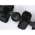 Adjustable Length Of Knee Joint Fixation Brace Knee Injury Fracture Protector Bracket(Black), Free Size