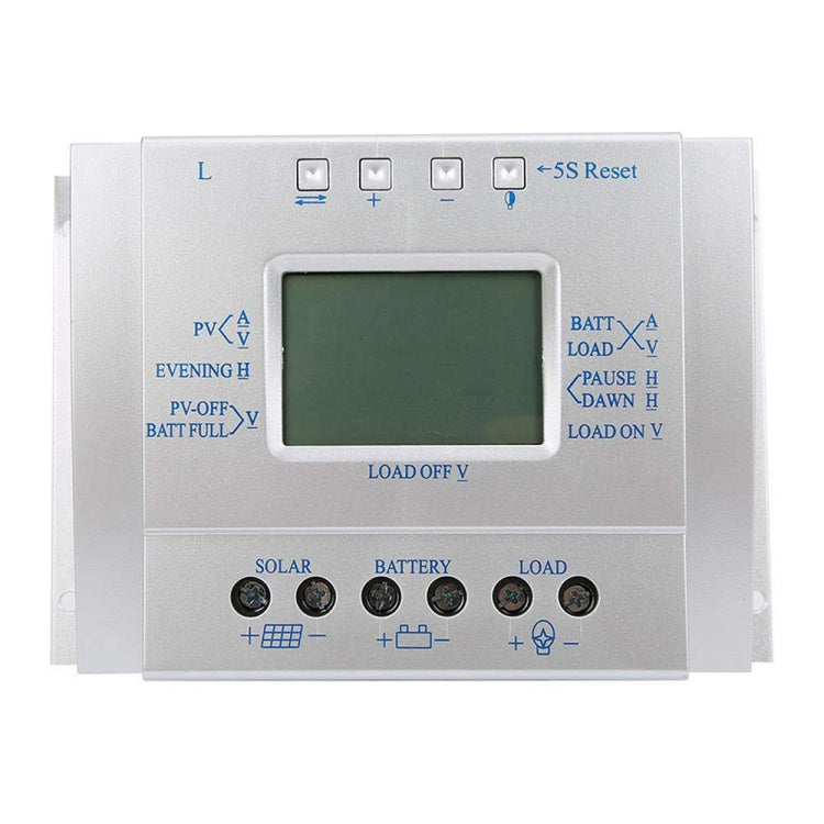 L60 12V/24V 60A Solar Controller Power Voltage Current LCD Display Solar Charge Controller Default Title