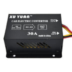 XUYUAN 380W Step-Down Converter 24V to 12V 30A Automotive DC Power Buck Converter, 380W 24V to 12V 380W 24V to 12V