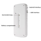 907 Mobile Phone Sterilization Box Ultraviolet Handheld Sterilizer Multifunctional Intelligent Sterilization Machine, White, Pink