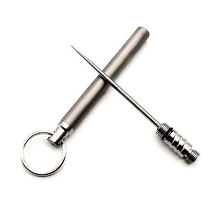 Titanium Alloy Integrated Toothpick Holder Portable Non-Disposable Toothpicks Default Title