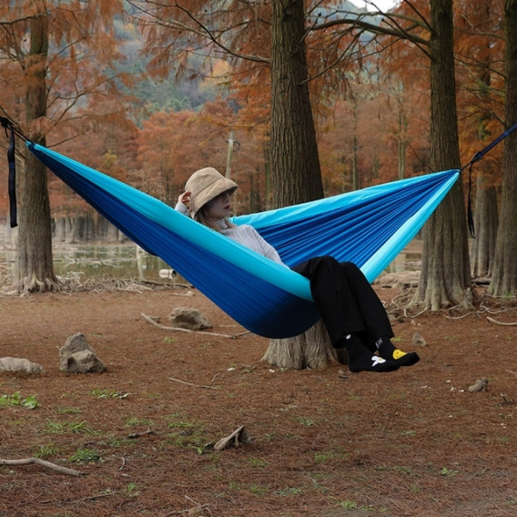 Outdoor Double Inflatable Hammock Anti-Rollover Camping Swing, Size: 270x140cm, 270x140cm Inflatable Green, 270x140cm Inflatable Blue, 270x140cm Inflatable Khaki – TPU 270x140cm Inflatable Blue Royal Blue