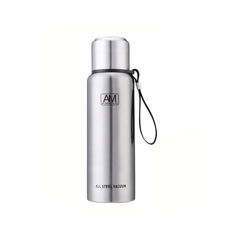 304 Stainless Steel Insulated Mug Large Capacity Sports Water Cup Outdoor Travel Pot, 500ml, 750ml, 1000ml, 1500ml – Durable Build, Easy to Use 500ml True Color