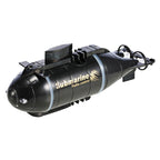 Children 2.4G Electric Six-Way Mini Submarine Model Boy Playing In Water Remote Control Boat Nuclear Submarine Black