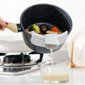5 PCS Spill-Proof Kitchenware Pots And Pans Edge Deflector Duckbill Liquid Deflector Spout Pouring Device, Pots And Pans Edge Deflector Pots And Pans Edge Deflector Gray