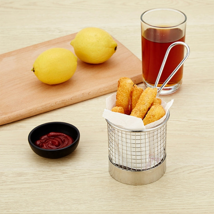 Stainless Steel Mini Fries Basket Restaurant Snack Bread Plate, J13446S, J13446L, J13443S, J13443L, J13447M, J13448S, J13448L, J13442S, J13449 J13446S