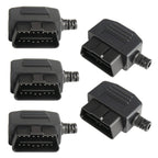 5 PCS 16PIN Car Male Connector OBD2 Connector Plug + Shell + Line Card + Screw OBD Plug J1962M, OBD Plug OBD Plug