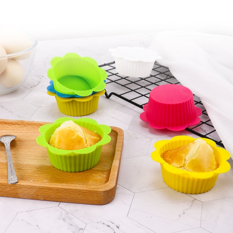 20 PCS DIY Baking Mold Macaron Lace Shape Silicone Cake Cup Pudding Egg Tart Muffin Cup Mold,Random Color Delivery, 20 PCS – Durable Build, Easy to Use 20 PCS