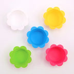 20 PCS DIY Baking Mold Macaron Lace Shape Silicone Cake Cup Pudding Egg Tart Muffin Cup Mold,Random Color Delivery, 20 PCS – Durable Build, Easy to Use