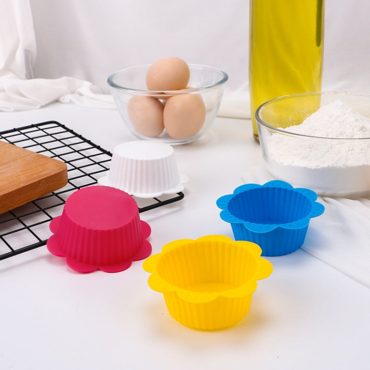 20 PCS DIY Baking Mold Macaron Lace Shape Silicone Cake Cup Pudding Egg Tart Muffin Cup Mold,Random Color Delivery, 20 PCS – Durable Build, Easy to Use