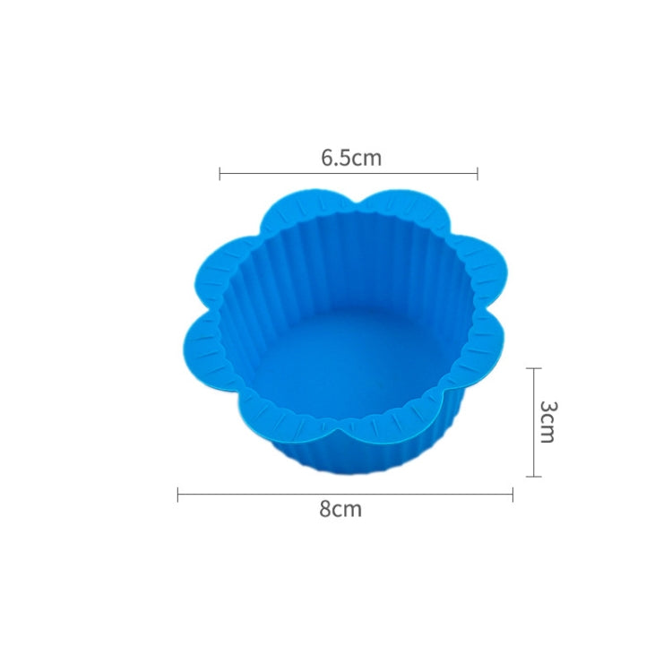 20 PCS DIY Baking Mold Macaron Lace Shape Silicone Cake Cup Pudding Egg Tart Muffin Cup Mold,Random Color Delivery, 20 PCS – Durable Build, Easy to Use