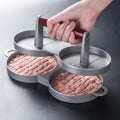 Aluminum Alloy Burger Press Meatloaf Press Mold, 1PC Aluminum Alloy 1PC Aluminum Alloy