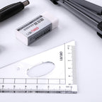 9-Piece Student Drawing & Geometry Set – Compass, Rulers, Protractor & Mechanical Pencil