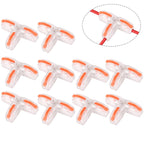 10 PCS T11 Household Universal T-Type Pressure-Free Stripping Quick-Distributing Terminal Default Title
