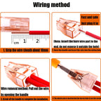10 PCS 602A Wire Quick Connector Terminal Block Plug-In Parallel Splitter Crimp Cap Copper Insulated Connector