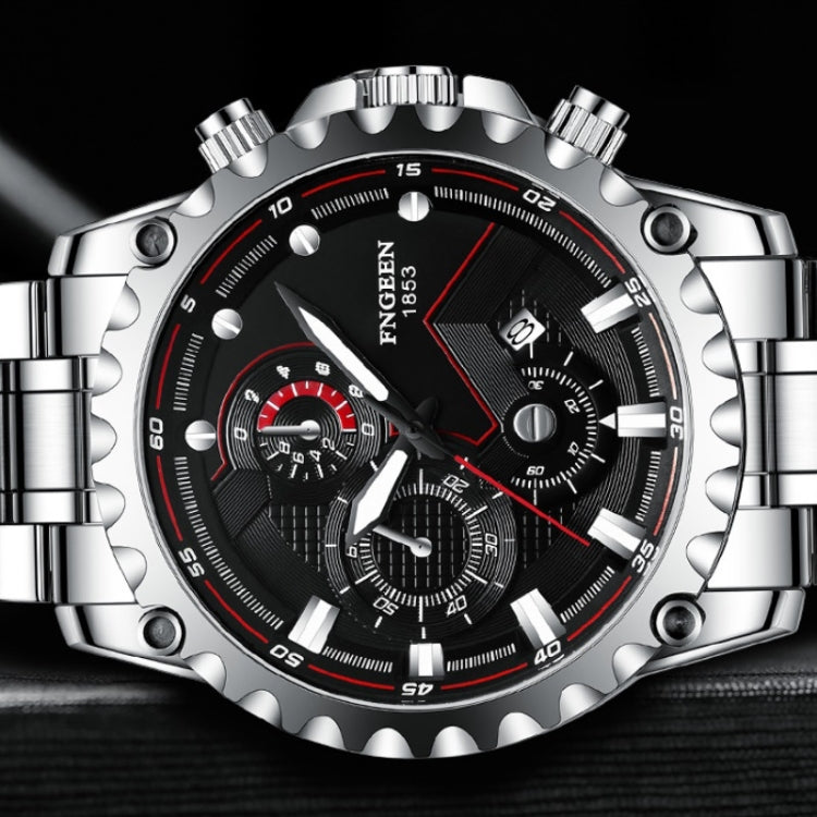 Watch – Leather, Stainless Steel