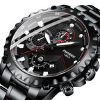 Watch – Leather, Stainless Steel