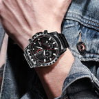 Watch – Leather, Stainless Steel