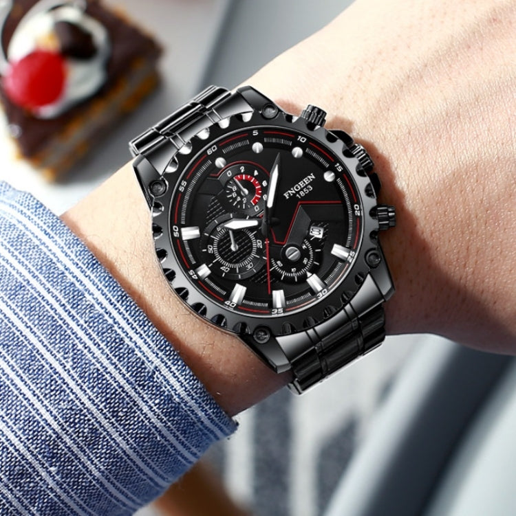 Watch – Leather, Stainless Steel