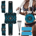 8-Piece Lazy Abdomen Fitness Massager Rechargeable Home Fitness Belt Abdominal Muscle Stickers, 8-Piece Fitness Massager 8-Piece Fitness Massager