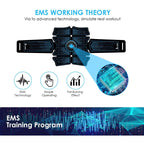8-Piece Lazy Abdomen Fitness Massager Rechargeable Home Fitness Belt Abdominal Muscle Stickers, 8-Piece Fitness Massager