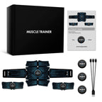 8-Piece Lazy Abdomen Fitness Massager Rechargeable Home Fitness Belt Abdominal Muscle Stickers, 8-Piece Fitness Massager