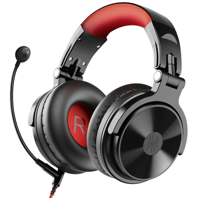 OneOdio Headset Game Anchor Wire Headset, With Bluetooth (Black & Red) – Bluetooth With Bluetooth (Black & Red)