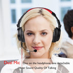 OneOdio Headset Game Anchor Wire Headset, With Bluetooth (Black & Red) – Bluetooth