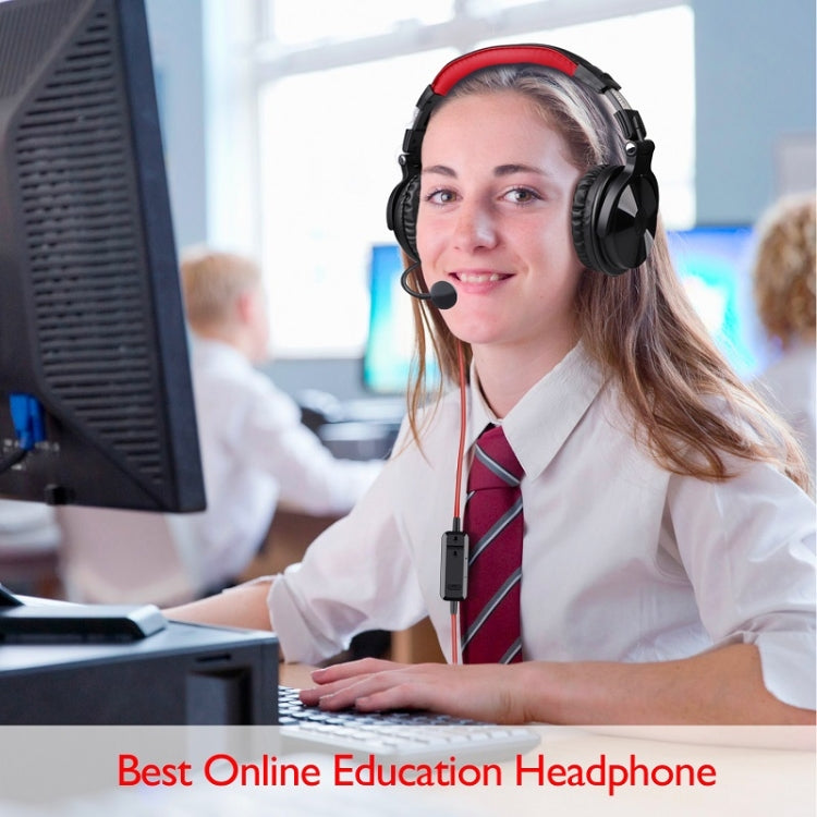 OneOdio Headset Game Anchor Wire Headset, With Bluetooth (Black & Red) – Bluetooth