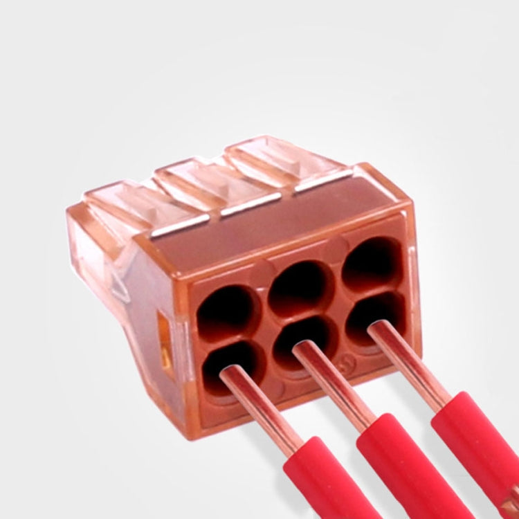 10 PCS VSELE VSE-606A Four-Hole Multi-Function Terminal Block Wire Quick Connector Default Title