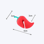 Small Pepper Shape Pot Lid Overflow Preventer Silicone Pot Lid Raised Anti Overflow Gadgets, Pepper