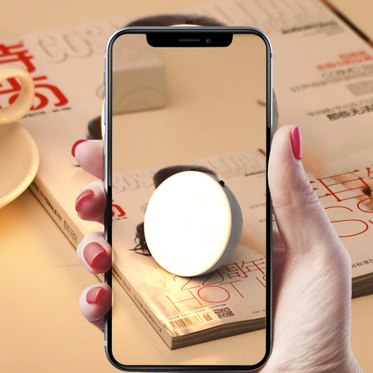 XYD-1001 Intelligent Human Body Induction + Light Sensor LED Night Light Desk Lamp Corridor Wall Lamp, Blue+White Light, Blue+Yellow Light, White+White Light, White+Yellow Light, Pink+White Light, Pink+Yellow Light – Magnetic