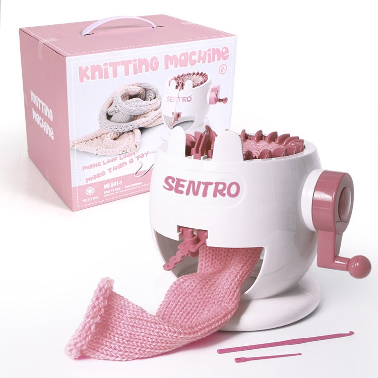 Hand Knitting Machine Children Play House Toy DIY Knitting Wool Machine, 841-1 – Durable Build, Easy to Use