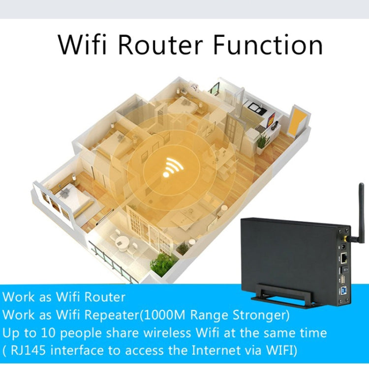 Blueendless 3.5 inch Mobile Hard Disk Box WIFI Wireless NAS Private Cloud Storage, EU Plug, US Plug, AU Plug, UK Plug – Durable Build, Easy to Use