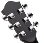 Folk Acoustic Guitar Beginner Training And Teaching Stringed Instruments, 41 Inch (Black), 41 Inch (Sunset Yellow)