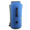 LUCKSTONE 60L Outdoor Rafting And River Tracing Waterproof Backpack Shoulder Bag Inflatable Swimming Bag Tote Bucket Bag, 60L 60L Blue