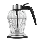 Diamond Oil Can Glass Dustproof Vinegar Oil Bottle One-Click Multi-Purpose Kitchen Seasoning Bottle, Diamond Oil Can