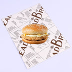 100 Sheets / Pack Cake Greaseproof Paper Baking Packaging Plate Paper Hamburger Paper, Colour: Classical Newspaper, Classical Newspaper, Color Pastry, Orange Tower, White English, Coffee English, Wheat English, Pure White, Thick Kraft Paper, Gray...