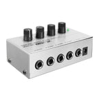 Mini Karaoke Audio Mixer4 Channel Line Mono Microphone Sound Mixing Amplifier For Family KTV Default Title
