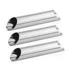 20 PCS Oblique Double-Head Stainless Steel Large Spiral Tube Non-Stick Croissant Mold Croissant Tool, 20 PCS Croissant Tool