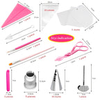 83 in 1 Cake Decorating Mouth Baking Tool Set Icing And Pastry Coloring Utensils, 83 PCS/Set
