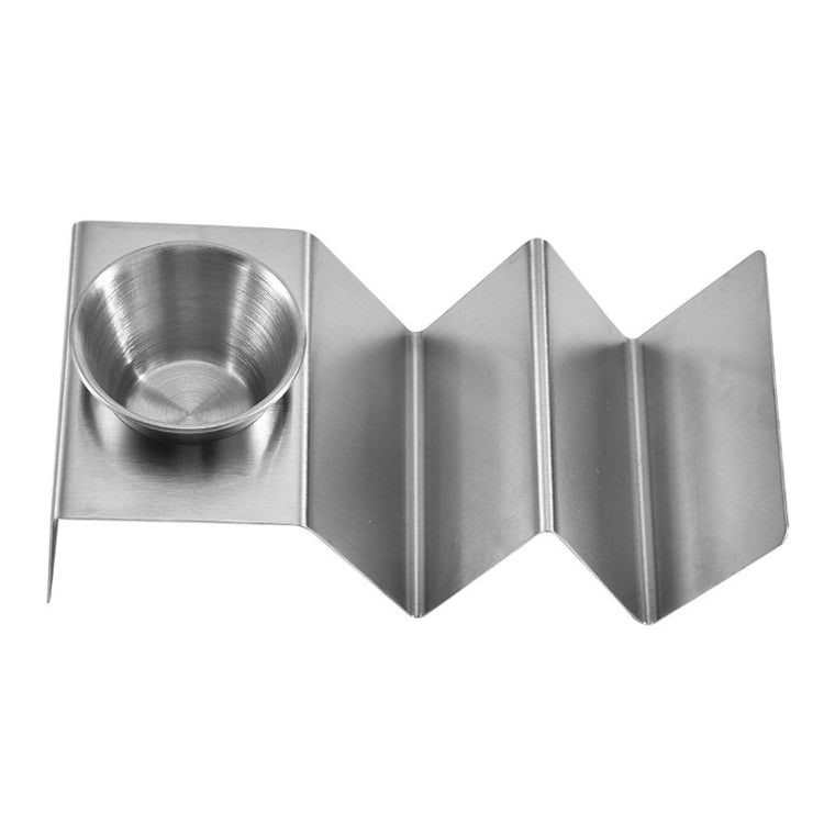 Baking Stainless Steel Pancake Rack Buffet Tools With Cup, With Cup, With Handle With Cup