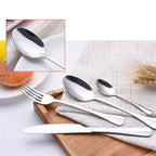 20 in 1 Stainless Steel Cutlery Steak Cutlery Set, True Color, Golden, Rose Gold, Colorful, Black