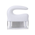 Stainless Steel Tenderloin Meat Knocking Meat Needle 48-Pin Household Kitchen Rib Breaker, 16.5x14.5cm 16.5x14.5cm