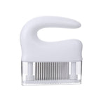 Stainless Steel Tenderloin Meat Knocking Meat Needle 48-Pin Household Kitchen Rib Breaker, 16.5x14.5cm 16.5x14.5cm
