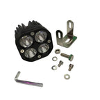 40W White Light Motorcycle LED Spotlight Headlight Car Front Bumper Light Off-Road Vehicle Modified Roof Light, White Light